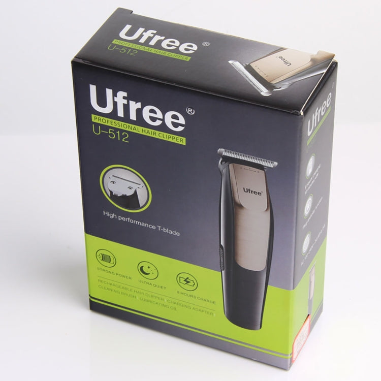 Ufree U-512 Tagliacapelli professionale per parrucchieri ricaricabile con testo inciso piccolo tagliacapelli, spina europea
