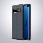 Custodia TPU con texture Litchi per Samsung Galaxy S10+