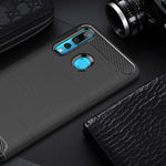 Custodia in TPU fibra di carbonio per Huawei Nova 4