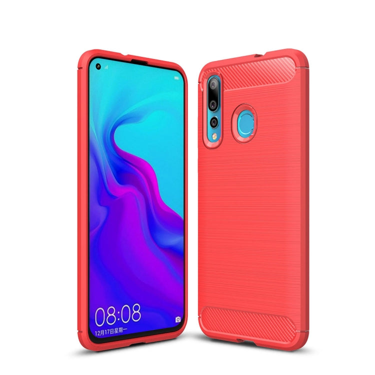 Custodia in TPU fibra di carbonio per Huawei Nova 4