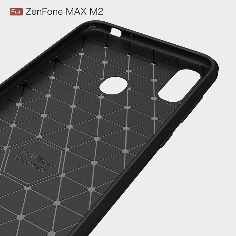 Custodia TPU fibra carbonio per Asus ZenFone Max M2