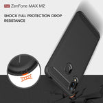 Custodia TPU fibra carbonio per Asus ZenFone Max M2