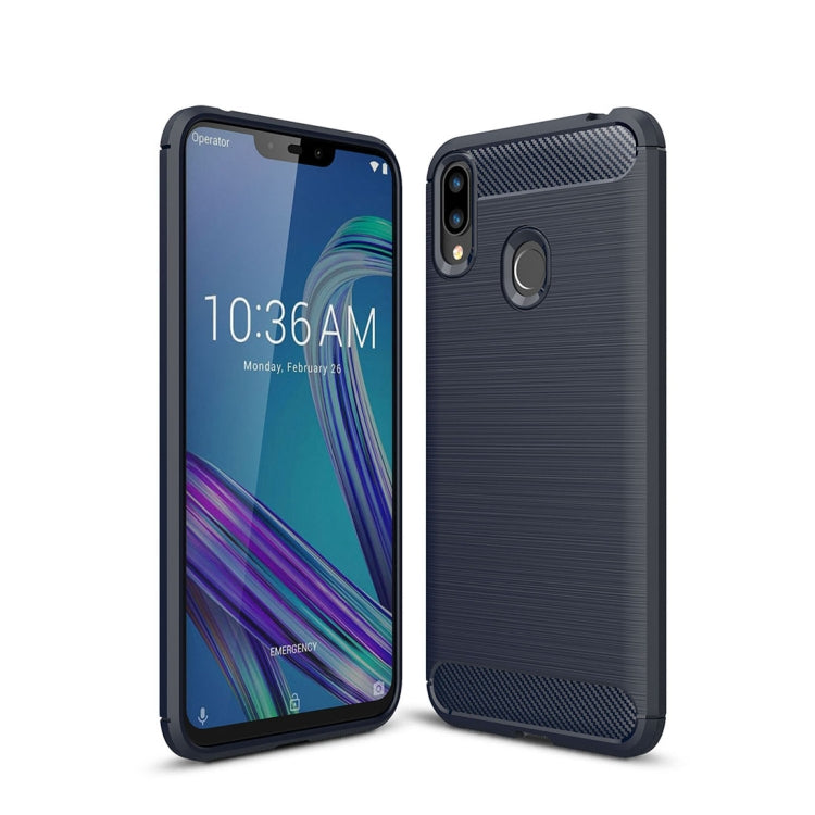 Custodia TPU fibra carbonio per Asus ZenFone Max M2