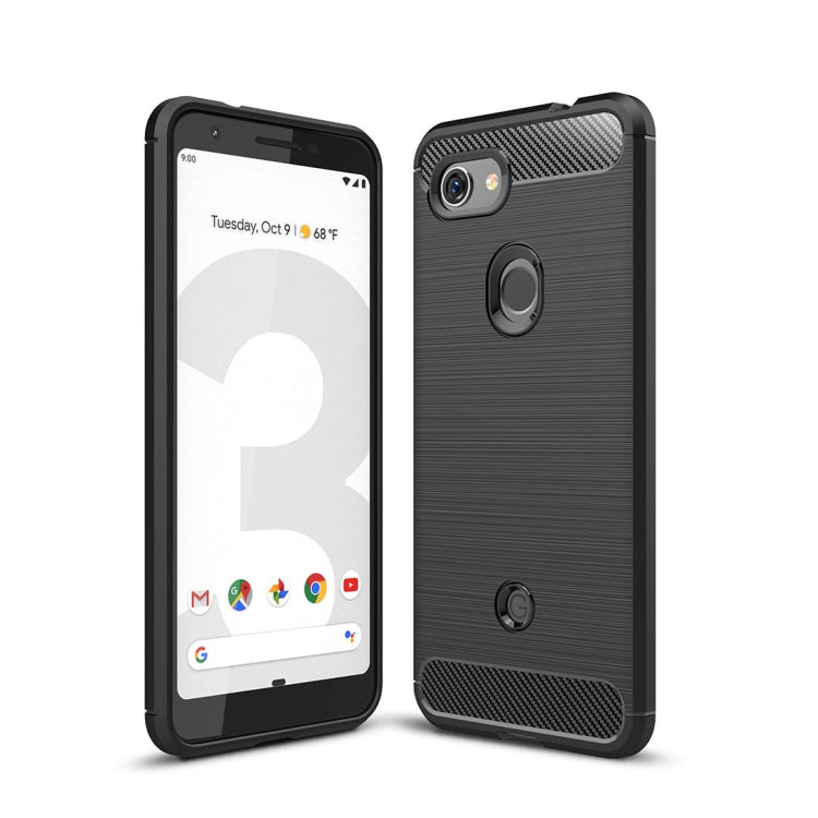 Custodia TPU fibra carbonio per Google Pixel 3 Lite