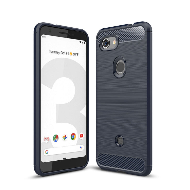 Custodia TPU fibra carbonio per Google Pixel 3 Lite