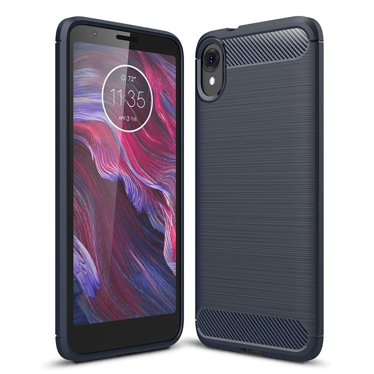 Custodia TPU fibra carbonio per Motorola Moto G6 Play