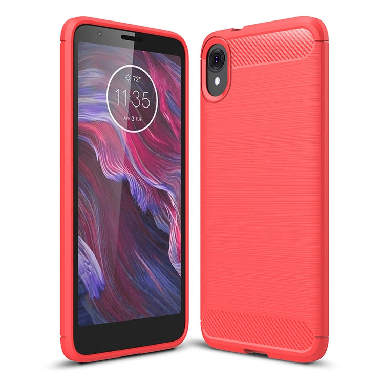 Custodia TPU fibra carbonio per Motorola Moto G6 Play