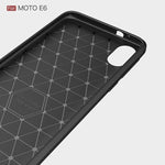 Custodia TPU fibra carbonio per Motorola Moto G6 Play