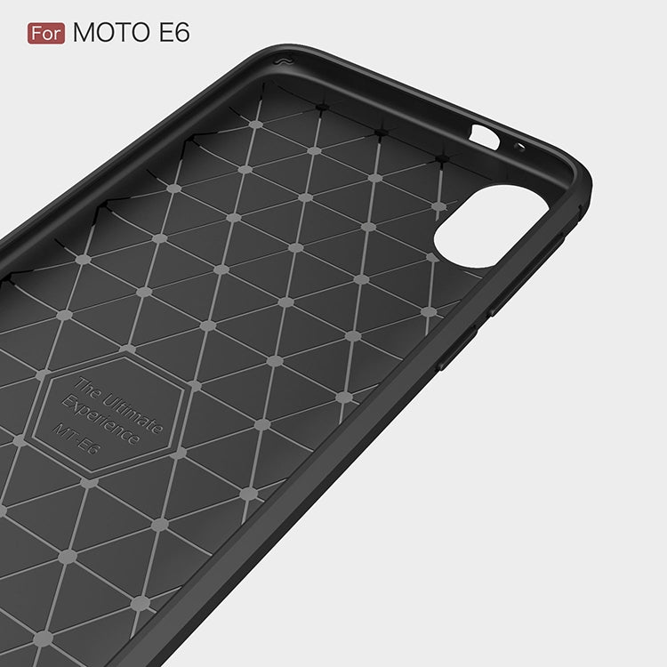 Custodia TPU fibra carbonio per Motorola Moto G6 Play