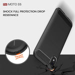 Custodia TPU fibra carbonio per Motorola Moto G6 Play