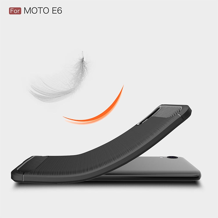 Custodia TPU fibra carbonio per Motorola Moto G6 Play