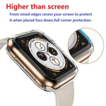 ENKAY Hat-Prince 2 in 1 Guscio protettivo semi-rivestito in TPU + Proteggi schermo 3D a schermo intero in PET curvo HD per Apple Watch Series 4 40mm, F Apple Watch Series 6 / 5 / 4 / SE 3 / SE 2 / SE 1 40mm