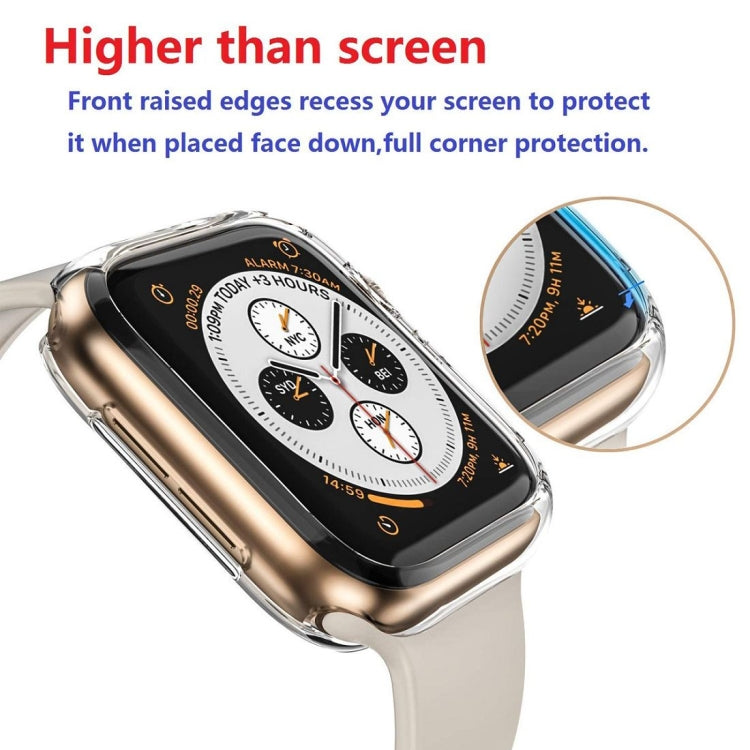 ENKAY Hat-Prince 2 in 1 Guscio protettivo semi-rivestito in TPU + Proteggi schermo 3D a schermo intero in PET curvo HD per Apple Watch Series 4 40mm, F Apple Watch Series 6 / 5 / 4 / SE 3 / SE 2 / SE 1 40mm