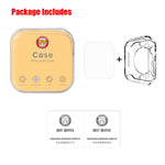 ENKAY Hat-Prince 2 in 1 Guscio protettivo semi-rivestito in TPU + Proteggi schermo 3D a schermo intero in PET curvo HD per Apple Watch Series 4 40mm, F Apple Watch Series 6 / 5 / 4 / SE 3 / SE 2 / SE 1 40mm