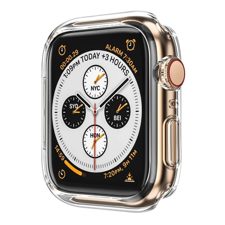 ENKAY Hat-Prince 2 in 1 Guscio protettivo semi-rivestito in TPU + Proteggi schermo HD curvo con piegatura a caldo a schermo intero 3D per Apple Watch Series 4 44mm, F Apple Watch Series 6 / 5 / 4 / SE 3 / SE 2 / SE 1 44mm