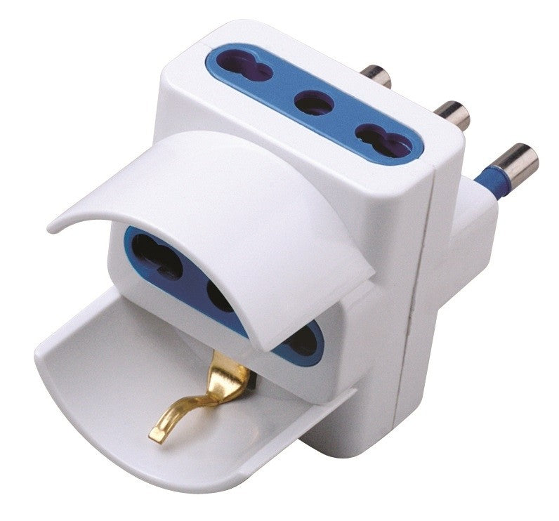 Adattatore schuko spina 16A – Presa 10/16A E9320 8042 8053323555261