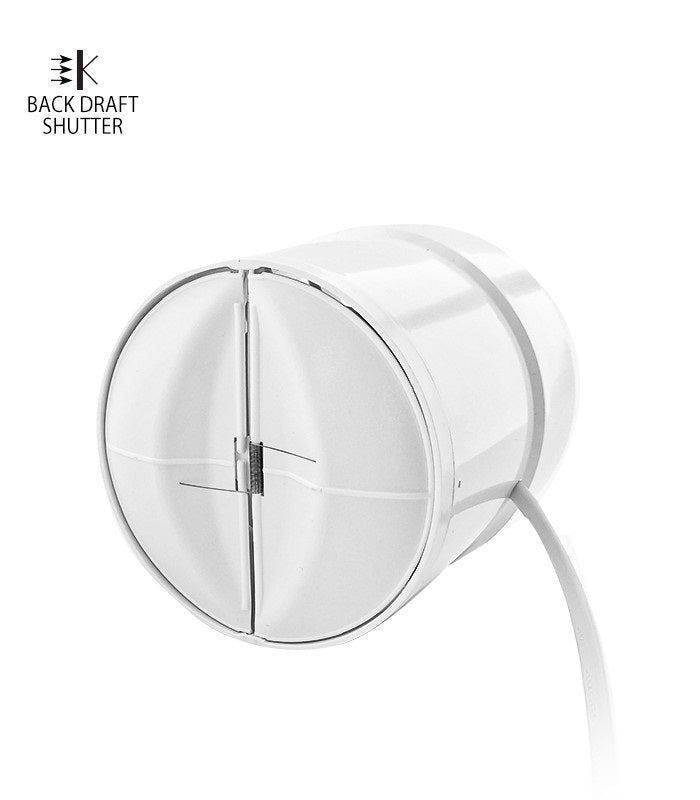 Aspiratore elicoidale da condotto 100 mm 12W con serranda 6977231354880 Vito Venti-P100 8005300 EL919
