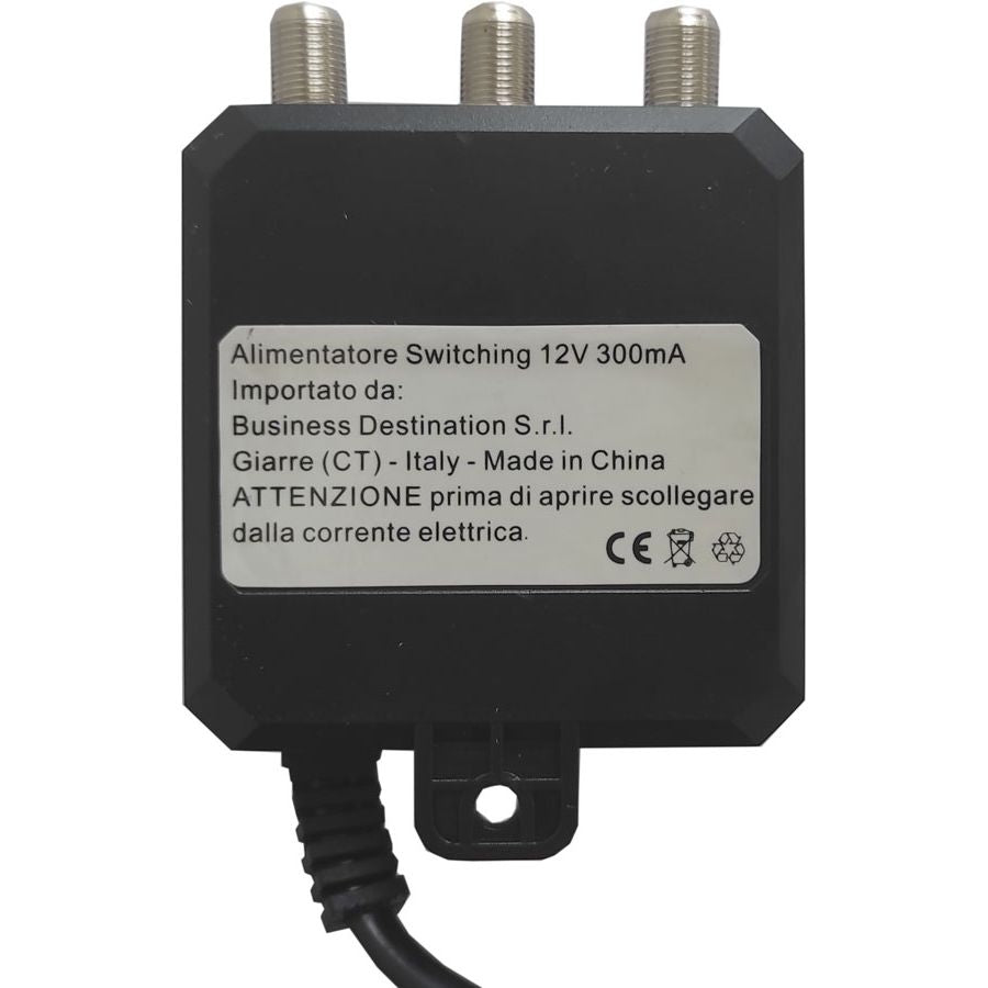 Kit antenna TV DVB-T2 con amplificatore e alimentatore 12V 8055598010223 STA-22D 8053323551935 U-20E MT200 MT999