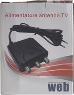 Alimentatore antenna TV 12V 300mA 2 uscite 8053323551935 MT200