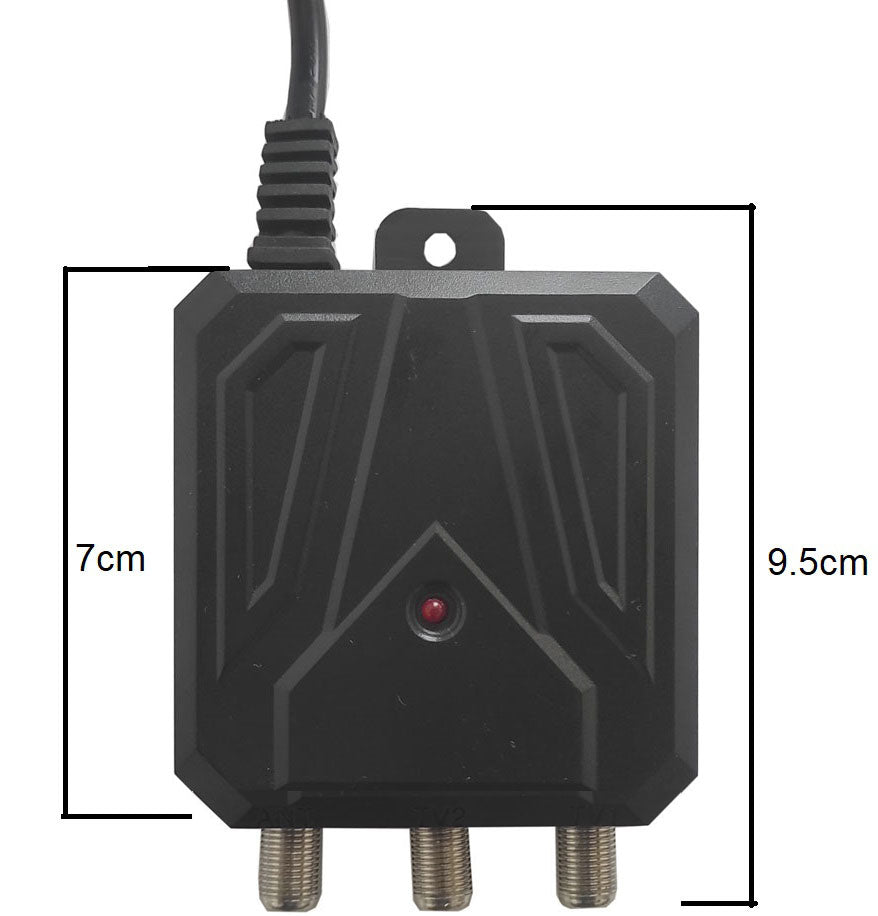 Alimentatore antenna TV 12V 300mA 2 uscite 8053323551935 MT200