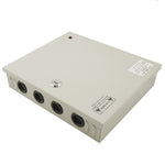 Box alimentatore switching 12V 10A con 9 uscite con fusibile di protezione