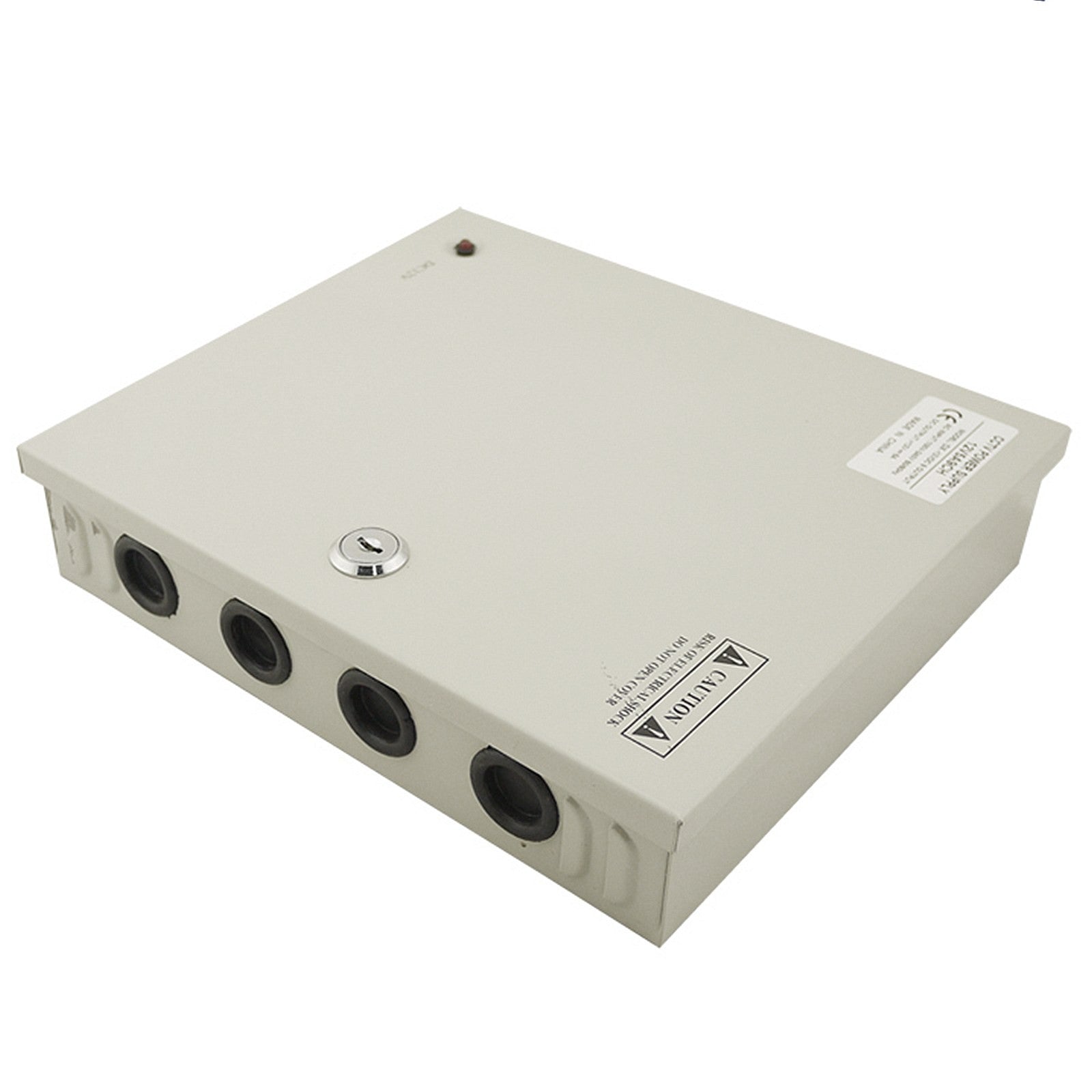 Box alimentatore switching 12V 10A con 9 uscite con fusibile di protezione
