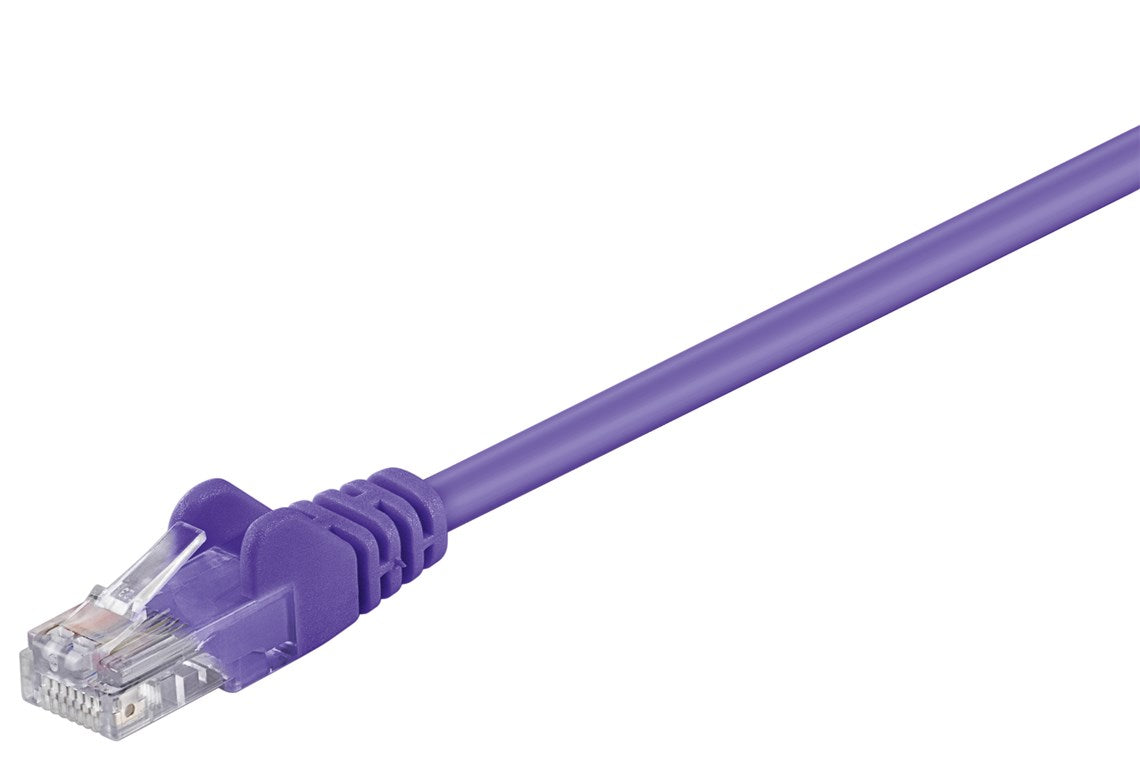 CAT 5e cavo patch U/UTP viola 025 m