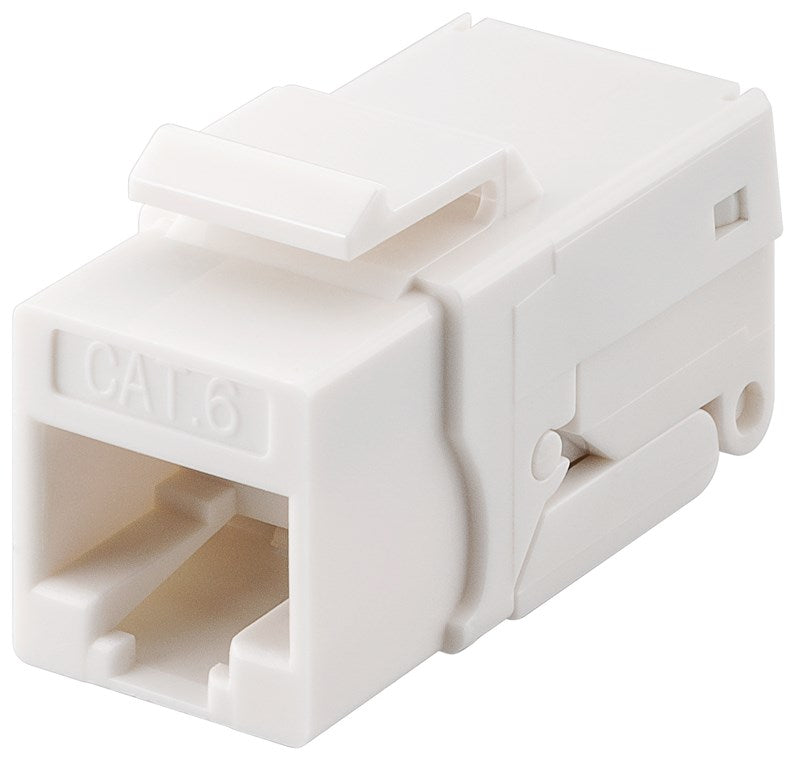 Modulo Keystone RJ45 CAT 6 UTP 250 MHz larghezza 162 mm IDC connettori montaggio senza attrezzi sistema Snap-In