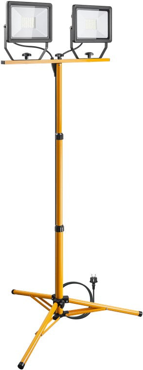 Faretto da costruzione a LED con treppiede telescopico 2x 50 W