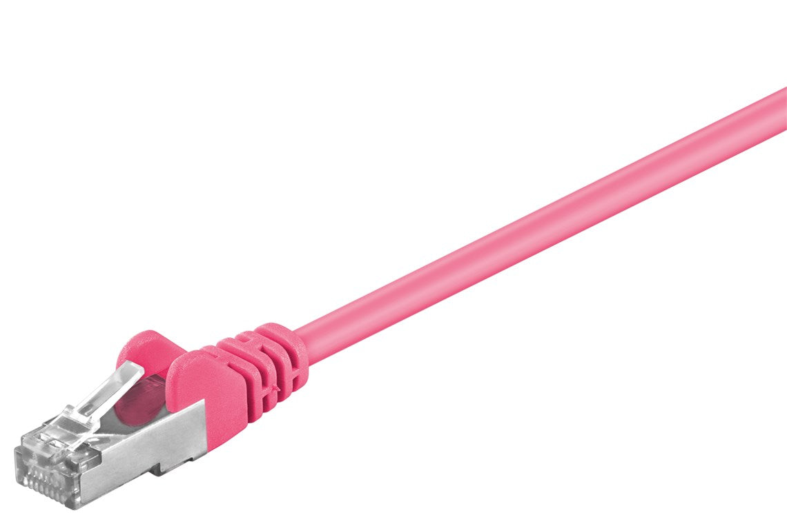 CAT 5e cavo patch SF/UTP magenta 1 m