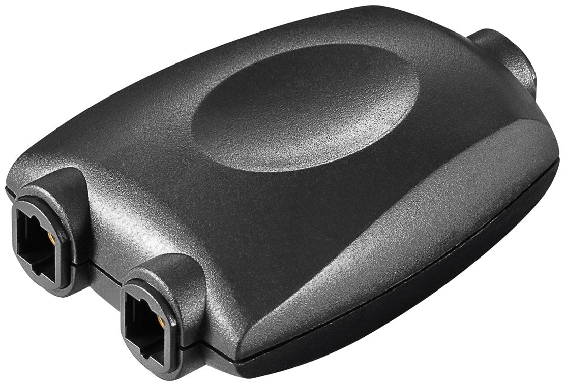 Splitter audio digitale TOSLINK 1 a 2 nero