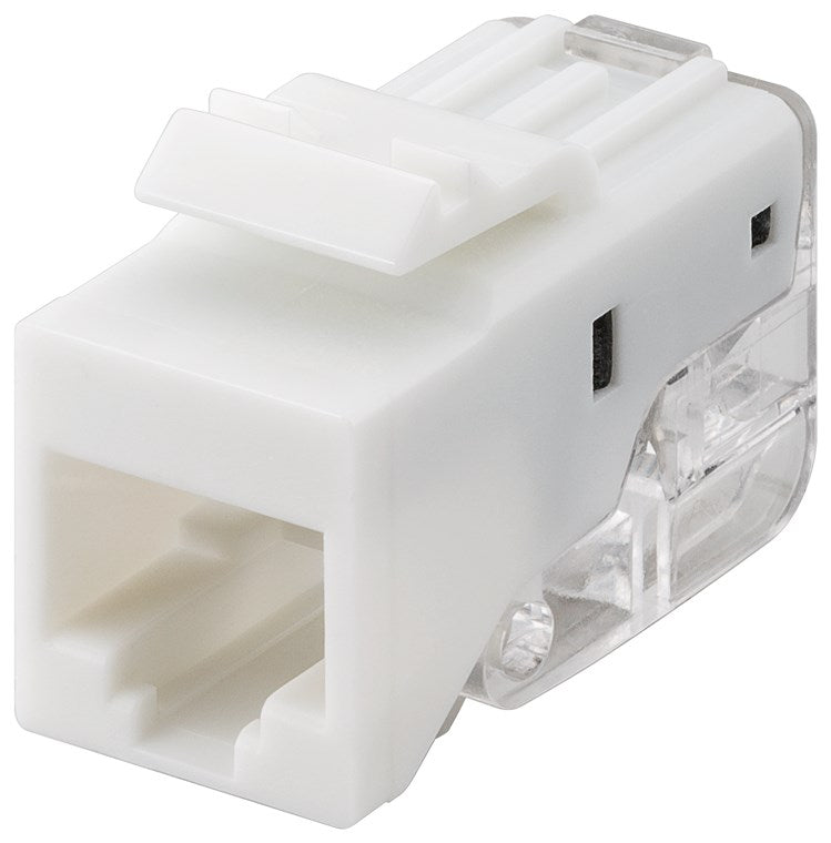 Modulo Keystone RJ45 CAT 5e UTP 100 MHz larghezza 1811 mm Presa RJ45 8P8C sistema Snap-In