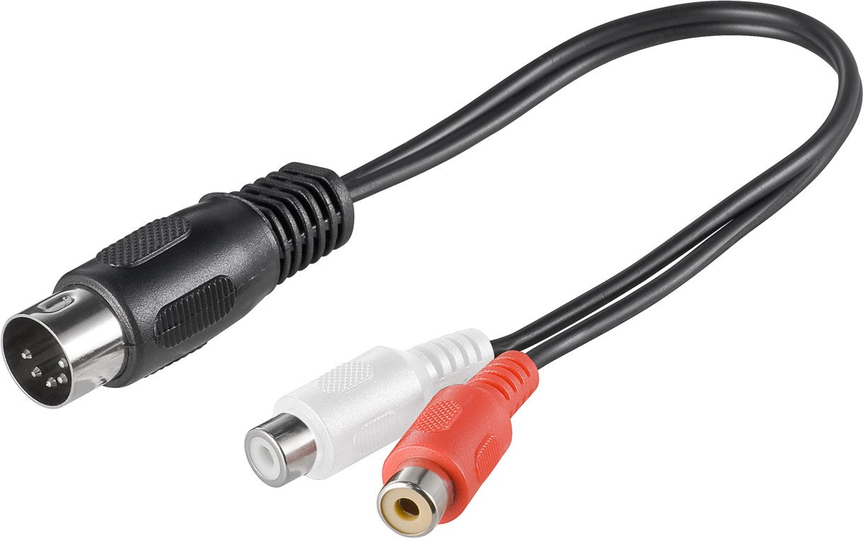 Adattatore cavo audio da presa DIN a spina RCA stereo