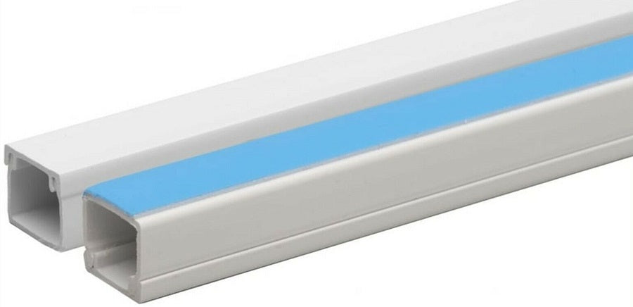 Canalina adesiva in PVC 12x12(0.6mm) 2m - confezione da 100 8053323554394 CNL1212AD