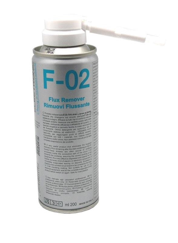 F-02 Spray rimuovi flussante 200 ml DUE-CI