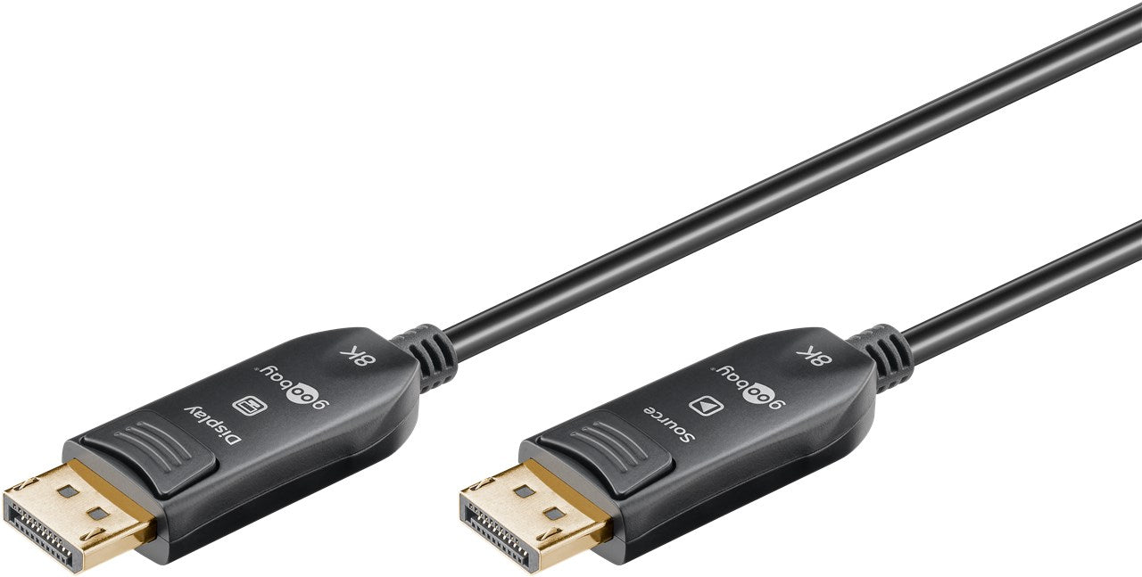 Cavo di collegamento ottico ibrido DisplayPort 2.x 2.0/2.1 AOC 40 Gbit/s 8K/120Hz DSC 30 m