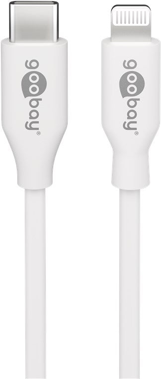 Cavo di ricarica e sincronizzazione da Lightning a USB-C 05 m bianco cavo MFi per Apple iPhone/iPad