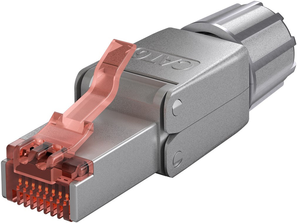 CAT 6 connettore RJ45 schermato STP per montaggio senza attrezzi