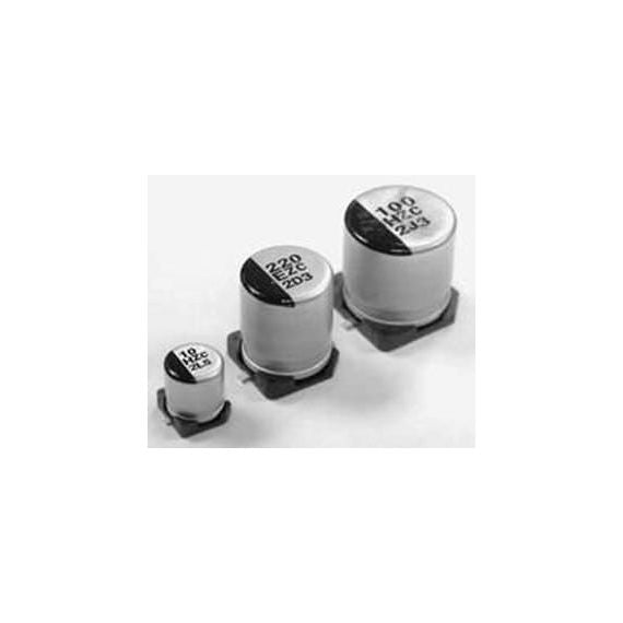 Condensatore elettrolitico SMD 47uF 35V 85°C - confezione 10 pezzi