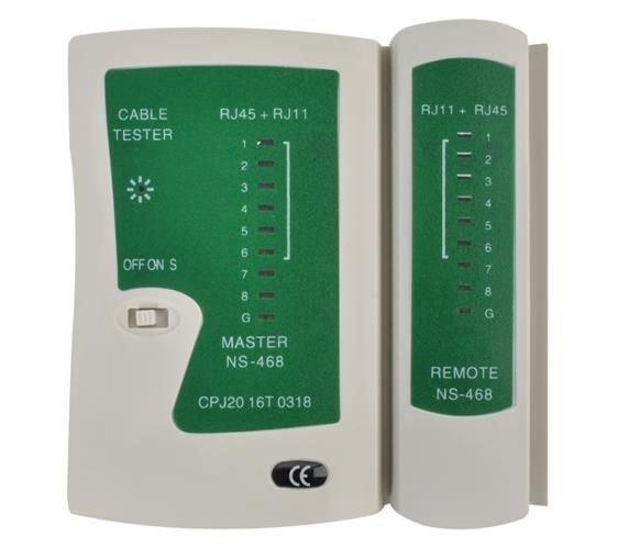 Set di strumenti di rete tester per cavi/pinza crimpatrice/plug/copriconnettore/fascette 145 pezzi  5902802910554 0000794 Iso Trade F1625