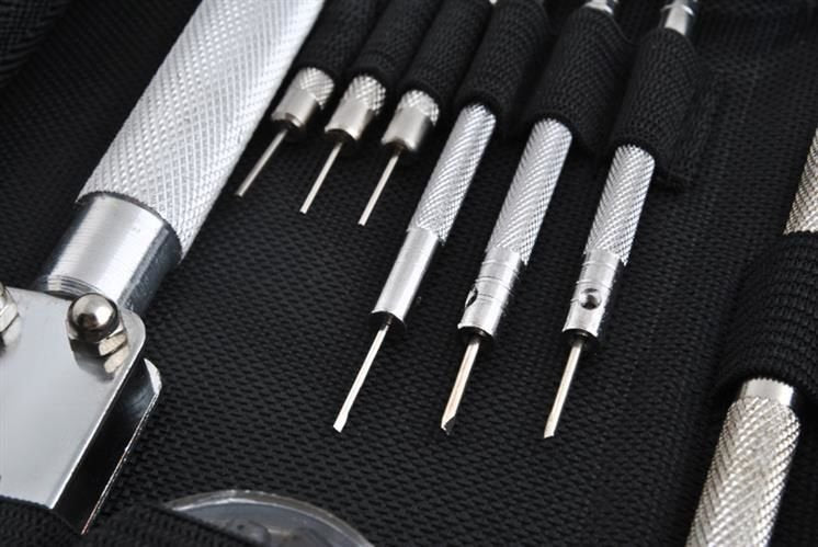 Kit di strumenti per riparazione orologi 13 pezzi 5902367972097 00001904 WB1812