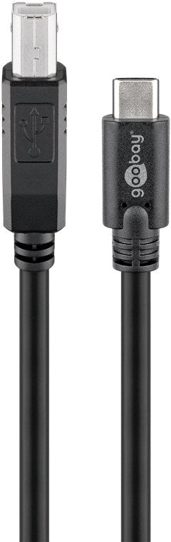 Cavo da USB-C a B nero