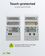 Alimentatore per guida DIN 12VCC 2,5A 30W 74764 4040849747649 F1085