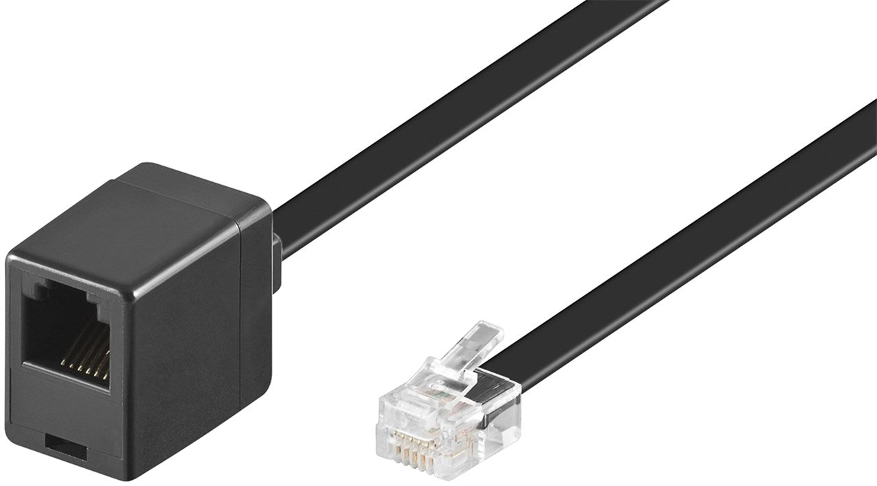 Cavo di prolunga modulare conduttore di alluminio placcato di rame CCA Spina RJ12 6P6C - Presa RJ12 6P6C