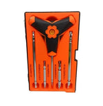 Cacciavite triangolare 6 in 1 con livella a bolla e punte intercambiabili 7890101814193 Q-LS6927 WB2263
