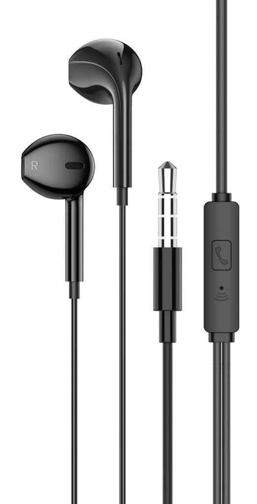 Cuffie auricolari con filo jack audio 3.5mm - nere N070  6921042127491 KSC-842