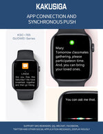 SmartWatch con schermo LCD da 1.6" gestione notifiche e chiamate KSC-765 F2510