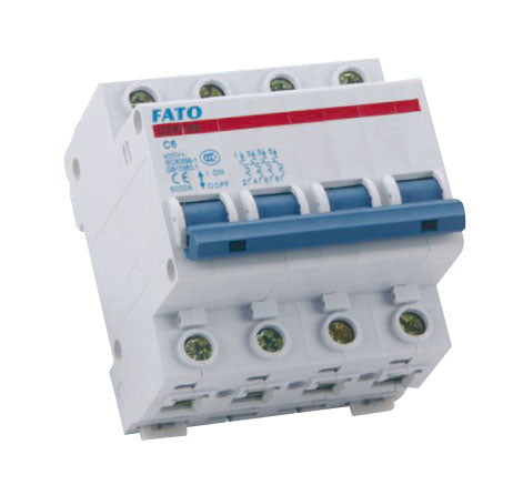 Interruttore magnetotermico 4P - C6 EL780