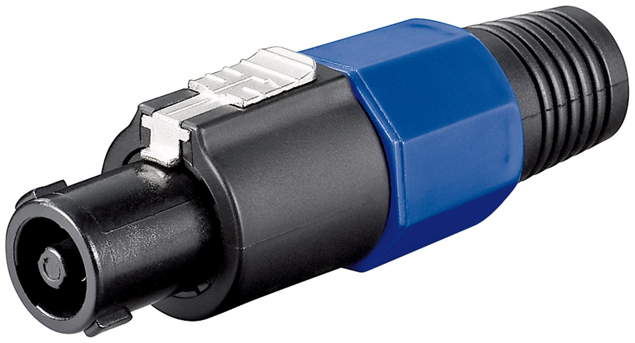 Connettore speakon 4 poli blu E9145