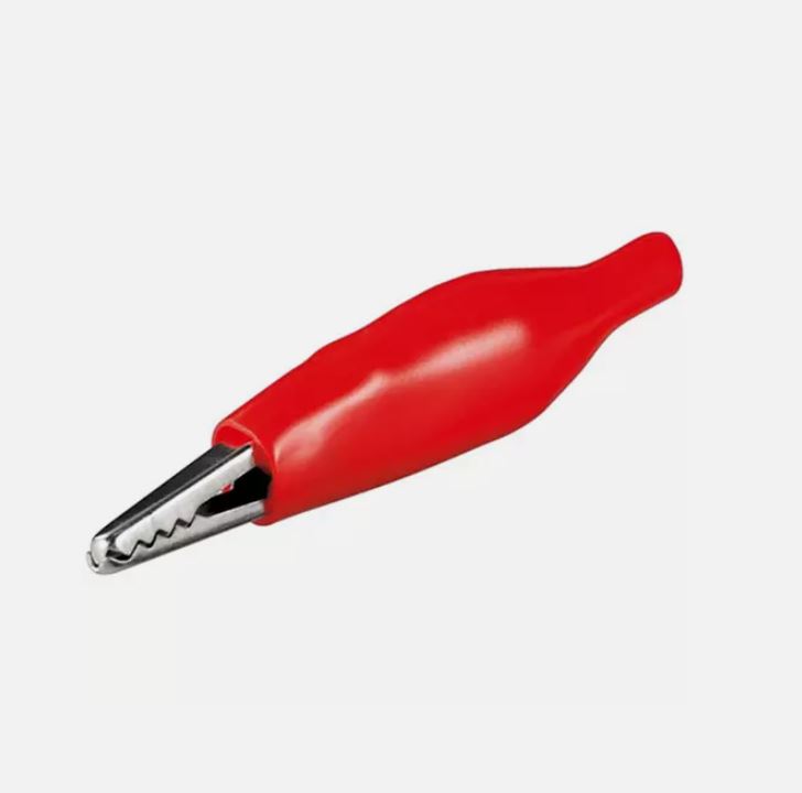 Pinza a coccodrillo rossa - piccola 08790